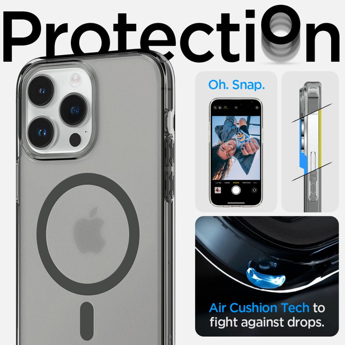 Spigen Ultra Hybrid Mag MagSafe IPhone 14 PRO MAX FROST NEGRO