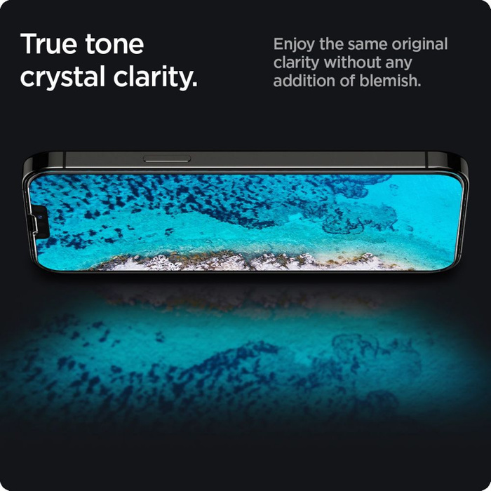 VERRE TREMPÉ SPIGEN GLAS.TR SLIM IPHONE 13 / 13 PRO PRIVACY