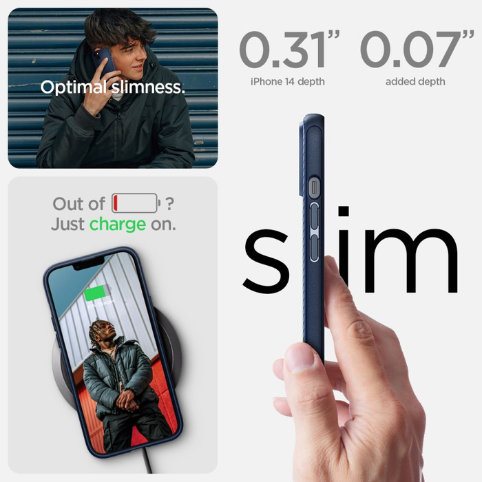 Case Spigen Mag Armor IPhone 14 PLUS NAVY BLUE