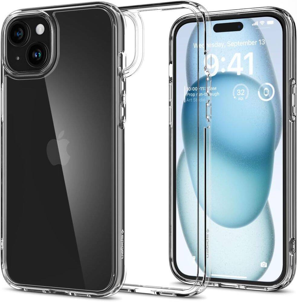 Funda Spigen iPhone 15 Ultra Hybrid Cristal transparente Clear Case - Shop