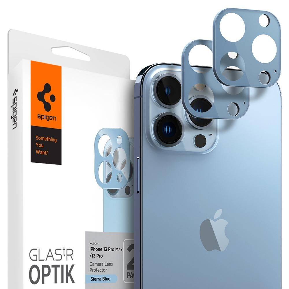 Spigen Optik.Tr Protector de cámara 2-Pack Apple iPhone 13 Pro / 13 Pro Max  Sierra Azul protector de cámara - Shop