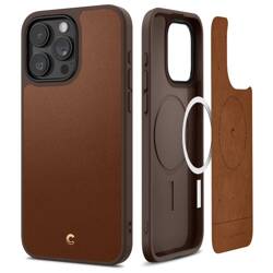 Etui Spigen Кирило Каюк Mag MagSafe iPhone 15 Pro Saddle Brown Case